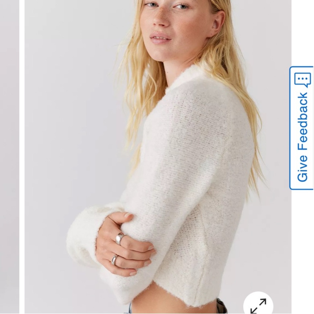 🤍UO Avril Cropped Mock Neck Jumper🤍 - Picture 4 of 11